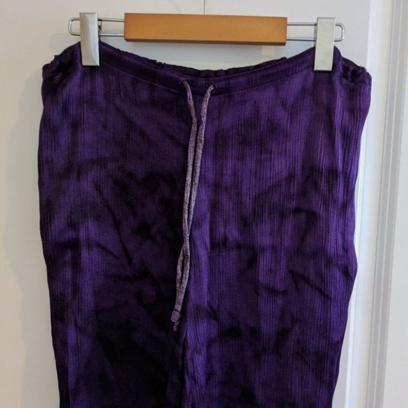 Good Earth Clothing Hand Made Set 100% Rayon tie-dye Boho lounge set - Picture 5 of 7